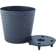 Plastic pot Aleana Fusion d20x18 cm granite