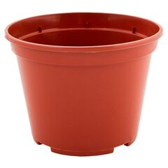 Plastic pot 28x22 (terracotta) with drainage system