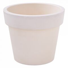 Пластиковый горшок Aleana Gamma 26x22см белая роза 7 л