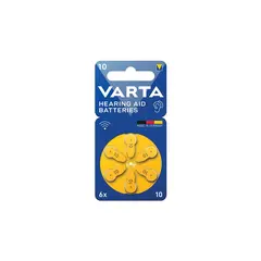 Батарейка слуховой аппарат VARTA 6шт 10 PR70
