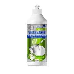 Dishwashing liquid green apple and edelweiss WASH & FREE 4267 500 ml