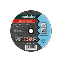 Cutting disc Metabo Novorapid 230x1,9x22,23мм
