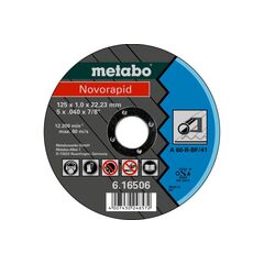 Cutting disc Metabo Novorapid 125x1,0x22мм