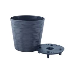 Plastic pot Aleana Fiujne 1.6 l granite