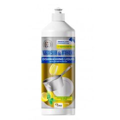 Средство для мытья посуды Wash&Free лимон и мята 1000 г