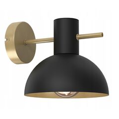 ბრა Luminex 4284 kinkiet 1 E27 15W შავი ოქროსფერი