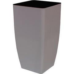 Plastic pot Aleana Kvadro 22x22x41,5 cm cocoa