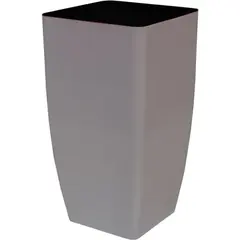Plastic pot Aleana Kvadro 22x22x41,5 cm cocoa