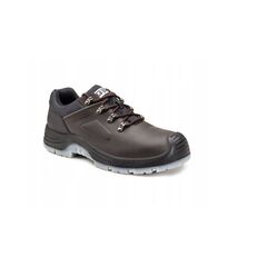 Brown work shoes with protective toe Coverguard S3 9STL37 44