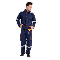 Work clothes blue American Safety ASEURPS-B 3XL