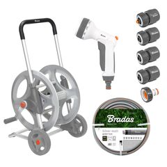 Тележка со шлангом BRADAS SILVER PRO SET WL-AG33350SET1