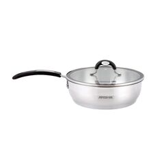Metal pan with lid Arshia SS478-3085 28x7cm