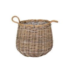 Wicker pot Mega Collections Luna Rope Cauldron -F- D35H30