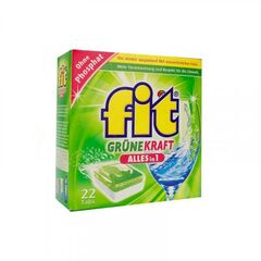 Таблетки для посудомоечной машины  Fit GruneKraft All in one 22 шт