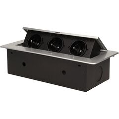 Extender block ORNO 3 16A Schuko IP20 1336/G