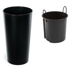 Горшок цветочный LAMELA Donica LILIA 400 - czarny 29,5 L
