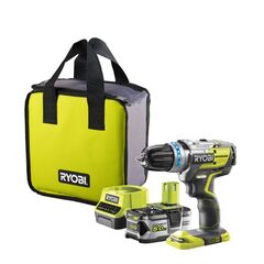 Аккумуляторный ударный дрель-шуруповерт Ryobi R18PDBL-252S 18V