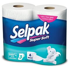 ტუალეტის ქაღალდი Selpak  4 ც