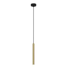 Подвес LUMINEX 1 Yoru G9 1x MAX 8W черный латунь 4118