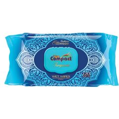 Wet wipes Compact Turquoise 120 pcs