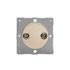 Socket Varilight R/TV/SAT satin