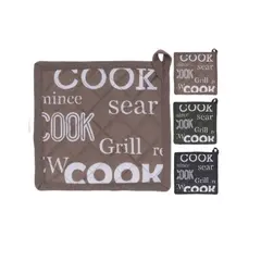 Oven holder Koopman 20x20cm 3ASS CLR