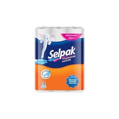სამფენიანი პირსახოცი Selpak 9671025 12 ც