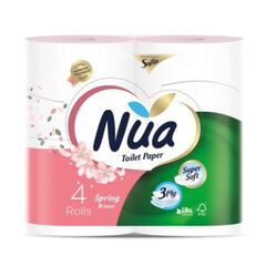 Туалетная бумага Nua 4шт