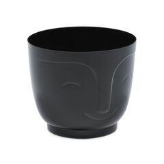 Горшок цветочный Lamela ATENA 185 cover - black 3,1L