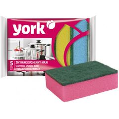 ღრუბელი ჭურჭლის სარეცხი York Max 5 ც