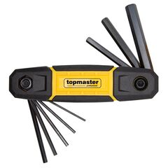 ნაკრები ექვსწახნაგა გასაღებების Topmaster 390100 HEX 1.5-8 მმ 8 ც