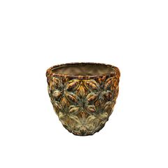 Pot ceramic Mega Collections Vida Egg Pot Brown D19.5H18.5