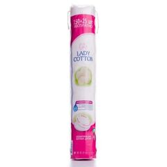 ბამბის კოსმეტიკური ბალიში Lady Cotton 150+25 ც