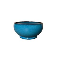 კერამიკული ქოთანი Mega Collections Noble Bowl Low Antic Blue D53H25 56 ლ