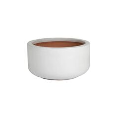 ქოთანი კერამიკული Mega Collections Glazed Bowl 21x10სმ 3ლ თეთრი
