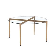 მაგიდა clear SOAR END TABLE ROUND 91.4x47 სმ
