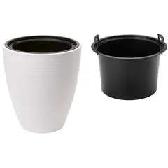Горшок цветочный FORM-PLASTIC Gobi 30 white