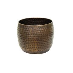 Горшок латунь Mega Collections Nerja Cylinder Brass D52H41
