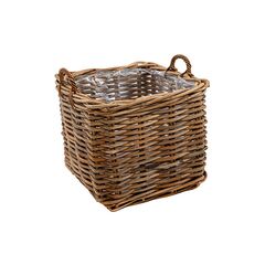 Горшок плетеный Mega Collections Kubu CL Square -SP- W58H52