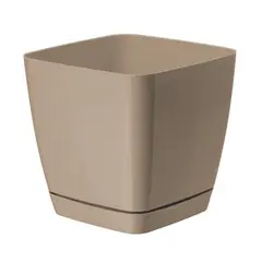 Пластиковый горшок FORM PLASTIC Toscana square 0730-002 Ø11 латте