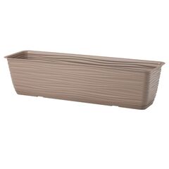 ქოთანი ყვავილის FORM PLASTIC Sahara box with saucer 60 taupe