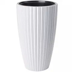 Горшок цветочный FORM PLASTIC Mika Slim 30 белый