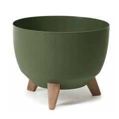 ქოთანი ყვავილის Lamela Bowl ROMA ECO wood 330 12,4ლ მწვანე