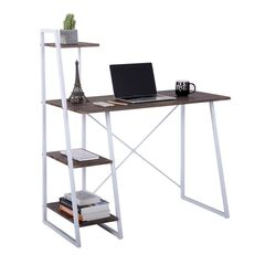 Стол компьютерный 104x50x128 см POUCHU WOOD A