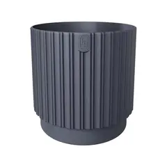 ქოთანი ყვავილის FORM PLASTIC Mika Cyli Petit Eco Recycled 14 anthracite