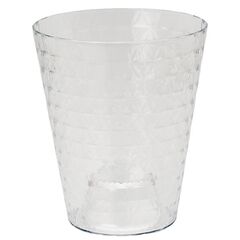 Plastic flower pot FORM PLASTIC Diamond Petit transparent orchid cach 3790-T00 1.12 l