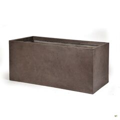 ქოთანი კერამიკული Mega Collections Clayfibre Bigular Taupe 80x40x40სმ 128ლ