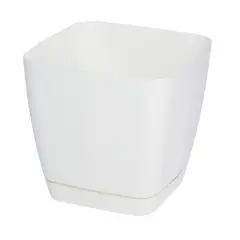 Пластиковый горшок FORM PLASTIC Toscana square 0732-011 Ø15 белый