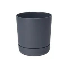 Горшок цветочный FORM PLASTIC Satina 15 антрацит