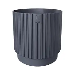 ქოთანი ყვავილის FORM PLASTIC Mika Cyli Petit Eco Recycled 26 anthracite